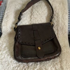Coach brown leather bag